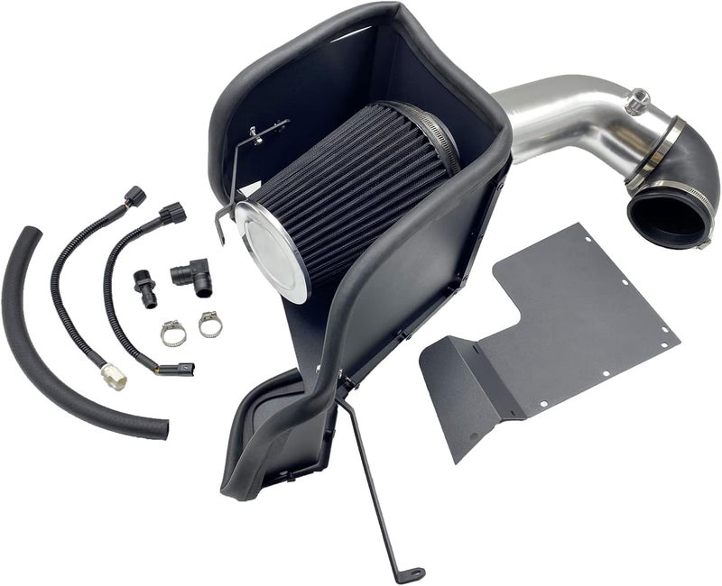MOOSUN Cold Air Intake Kit High Performance Fit for 2009-2019 Dodge Ram 1500 2500 500 1500 Classic 5.7L V8 (Silver&Black) - Image 1